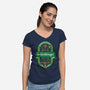 Schrodinger Quantum Ale Beer-Womens-V-Neck-Tee-sachpica