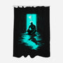 Chasing Shadows In The Rain-None-Polyester-Shower Curtain-Ionfox