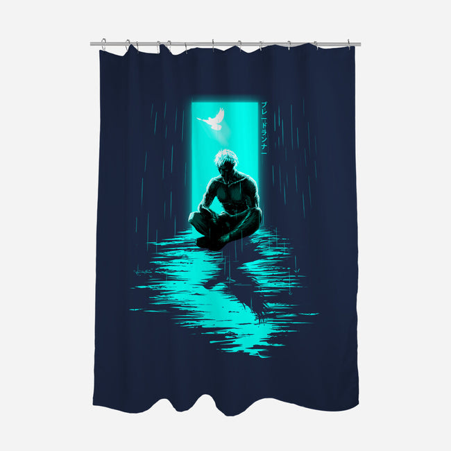 Chasing Shadows In The Rain-None-Polyester-Shower Curtain-Ionfox