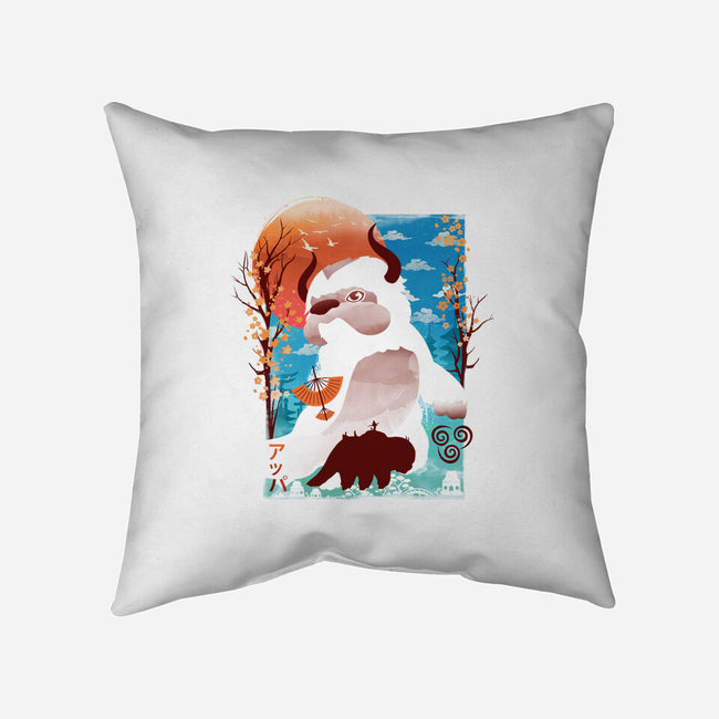 Loyal Sky Bison-None-Removable Cover w Insert-Throw Pillow-dandingeroz