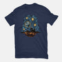 Starry Empire Night-Mens-Basic-Tee-glitchygorilla