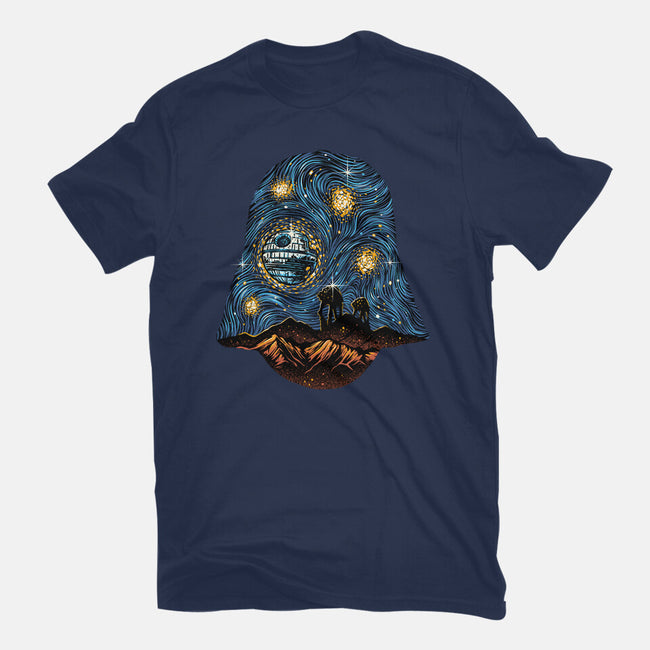 Starry Empire Night-Mens-Heavyweight-Tee-glitchygorilla