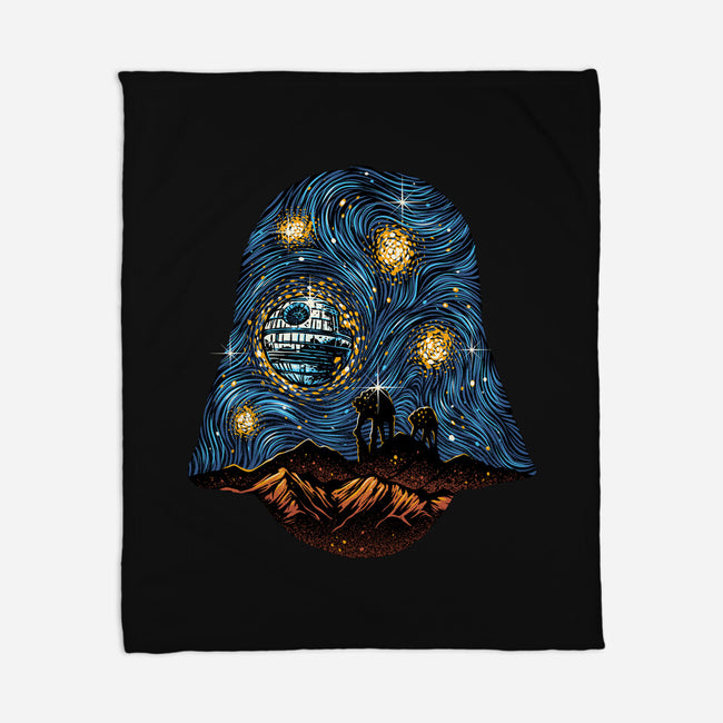 Starry Empire Night-None-Fleece-Blanket-glitchygorilla