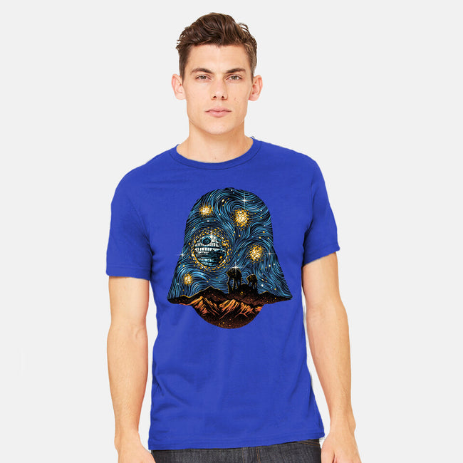 Starry Empire Night-Mens-Heavyweight-Tee-glitchygorilla