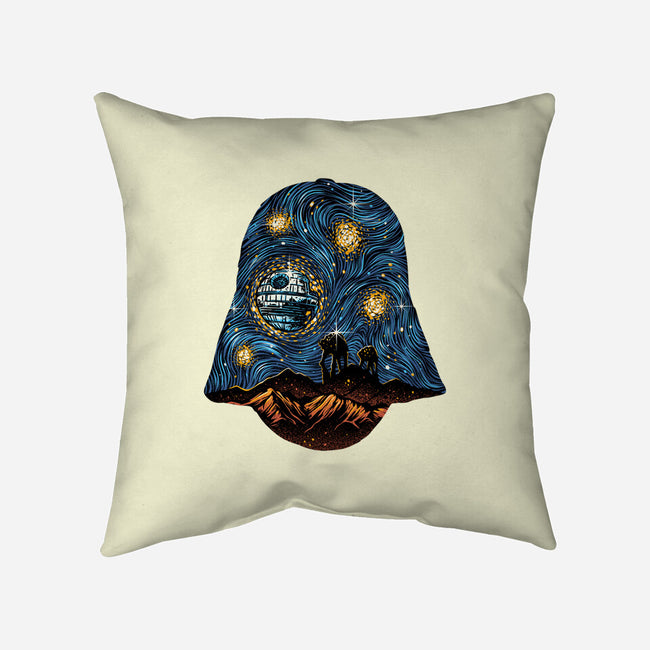 Starry Empire Night-None-Removable Cover w Insert-Throw Pillow-glitchygorilla