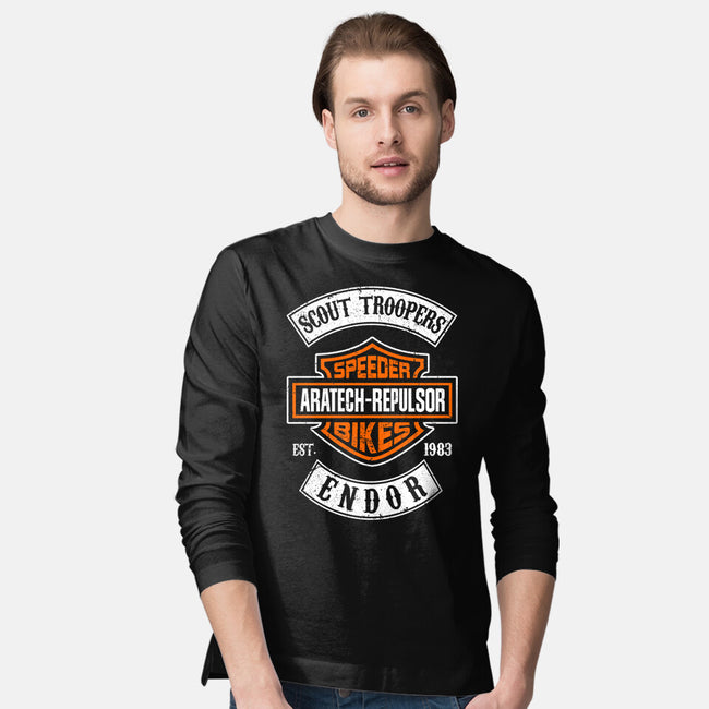 Speeder Bike Club-Mens-Long Sleeved-Tee-DrMonekers