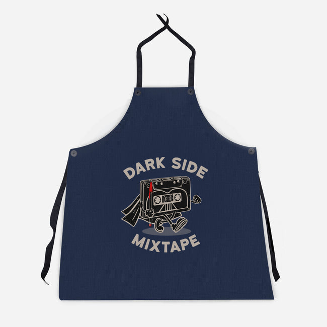 Dark Side Mixtape-Unisex-Kitchen-Apron-Melonseta