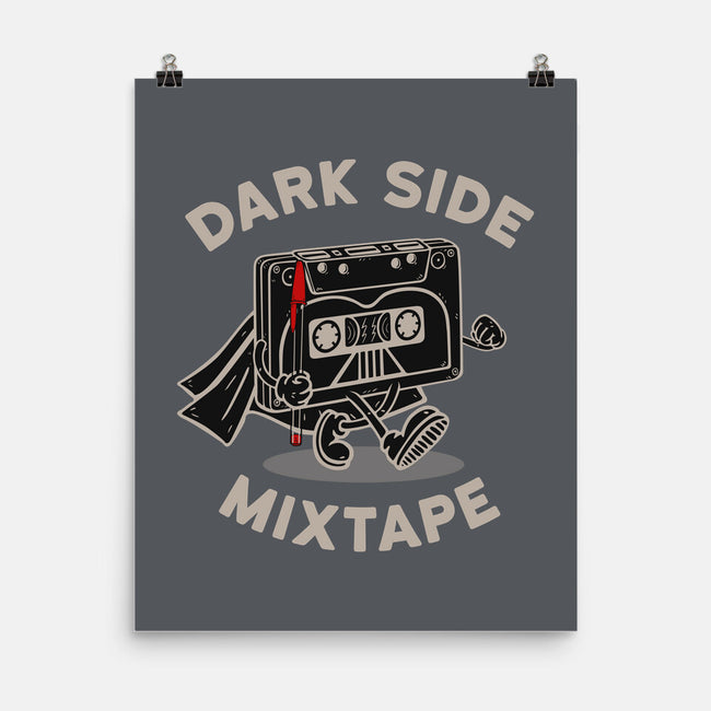 Dark Side Mixtape-None-Matte-Poster-Melonseta