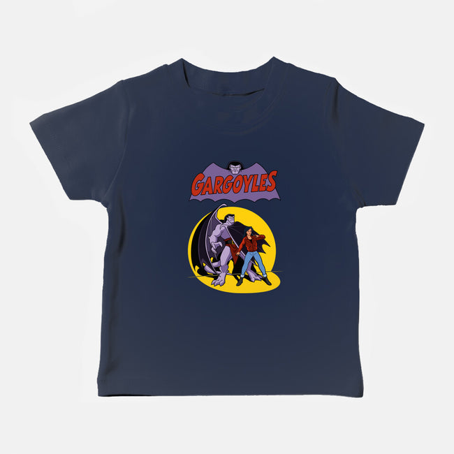 Gargoyles Cover-Baby-Basic-Tee-jasesa