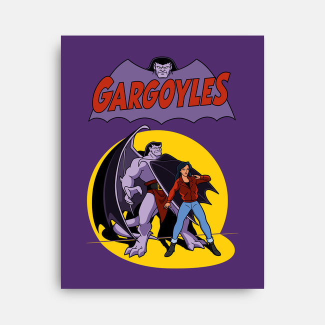 Gargoyles Cover-None-Stretched-Canvas-jasesa