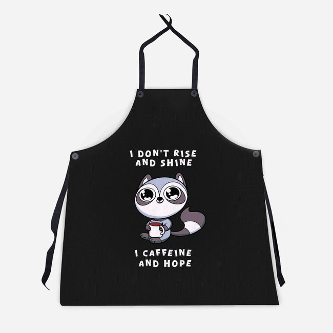 I Don't Rise And Shine-Unisex-Kitchen-Apron-FunkVampire