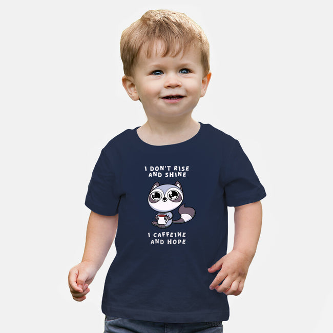 I Don't Rise And Shine-Baby-Basic-Tee-FunkVampire