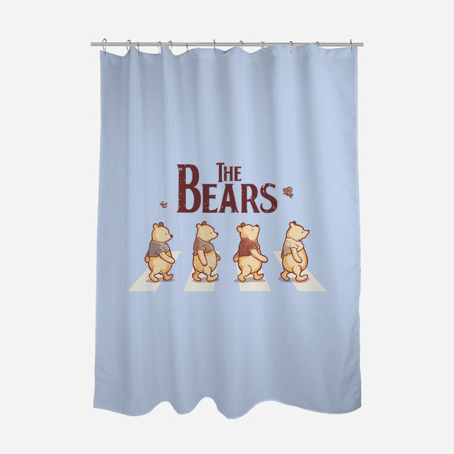 The Bears-None-Polyester-Shower Curtain-retrodivision