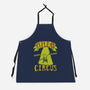 Flea Circus-Unisex-Kitchen-Apron-dalethesk8er