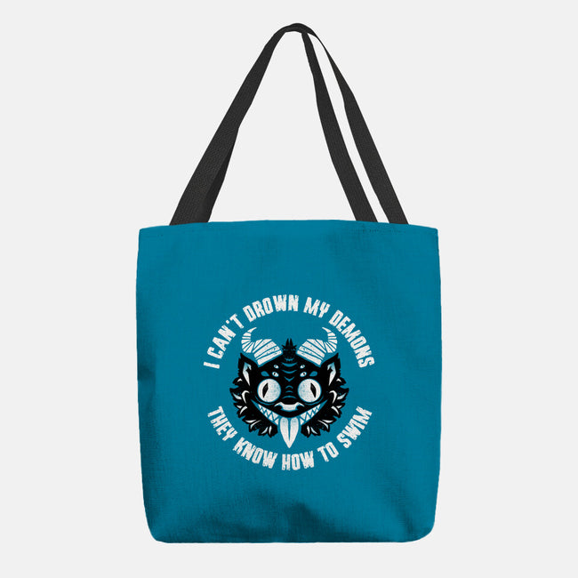 I Can't Drown My Demons-None-Basic Tote-Bag-Bezao Abad