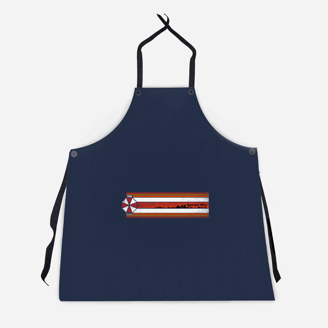 Raccoon City 98-Unisex-Kitchen-Apron-rocketman_art