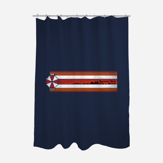 Raccoon City 98-None-Polyester-Shower Curtain-rocketman_art