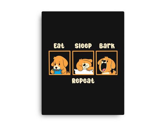 Eat Sleep Bark Repeat