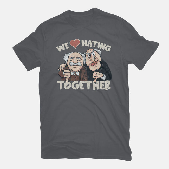 We Love Hating Together-Womens-Basic-Tee-NMdesign