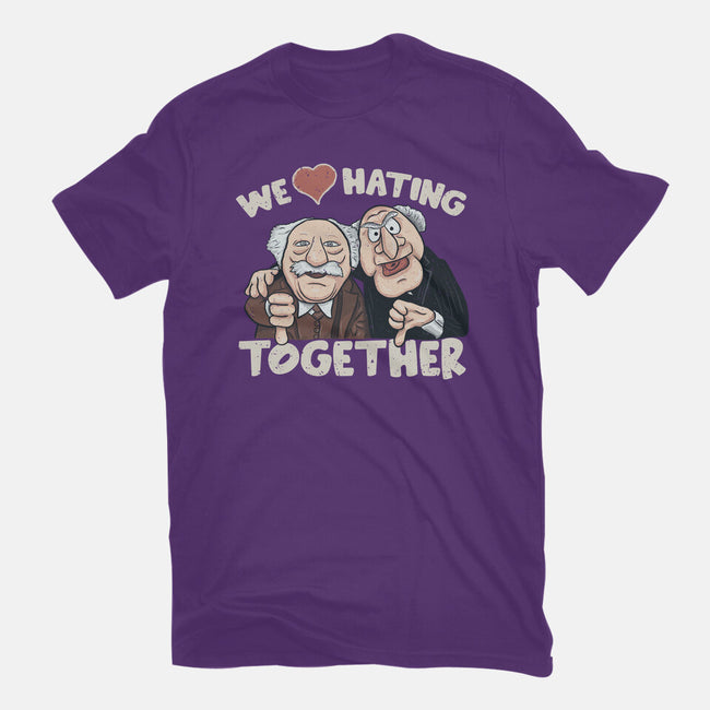 We Love Hating Together-Womens-Basic-Tee-NMdesign