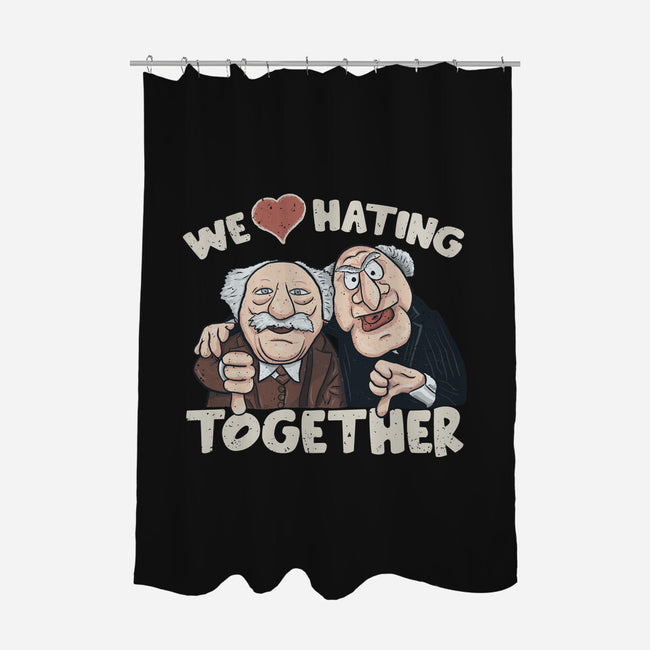 We Love Hating Together-None-Polyester-Shower Curtain-NMdesign