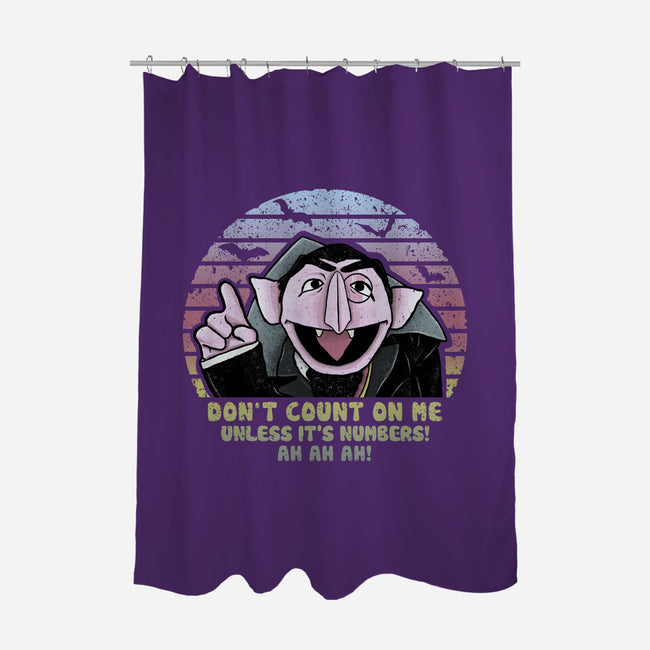 Don't Count On Me-None-Polyester-Shower Curtain-NMdesign