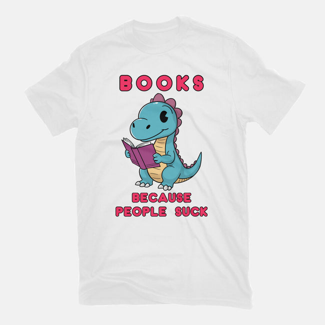 Books Because People Suck-Mens-Premium-Tee-milasneeze