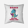 Books Because People Suck-None-Removable Cover w Insert-Throw Pillow-milasneeze