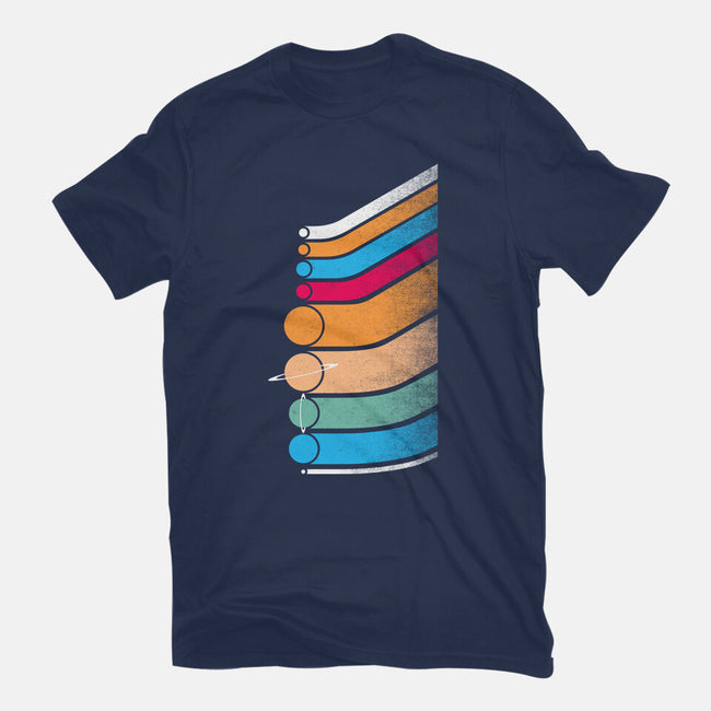 Retro Solar System-Womens-Basic-Tee-rocketman_art