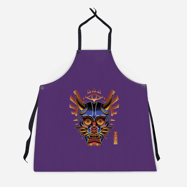 Hanya Majora-Unisex-Kitchen-Apron-Astrobot Invention