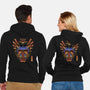 Hanya Majora-Unisex-Zip-Up-Sweatshirt-Astrobot Invention