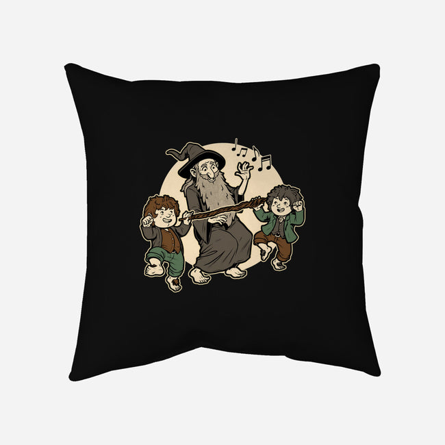 Medieval Wizard Dance-None-Removable Cover w Insert-Throw Pillow-Studio Mootant