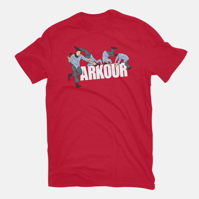 Parkour In The Office-Unisex-Basic-Tee-Tronyx79