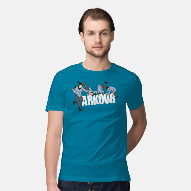 Parkour In The Office-Mens-Premium-Tee-Tronyx79