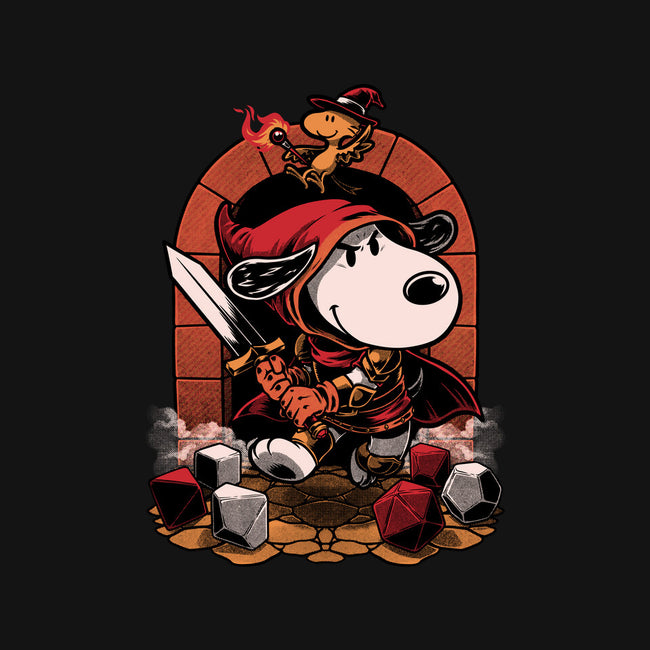 Beagle RPG Adventure-Womens-Fitted-Tee-Studio Mootant