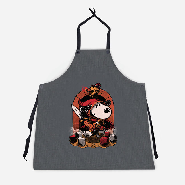 Beagle RPG Adventure-Unisex-Kitchen-Apron-Studio Mootant