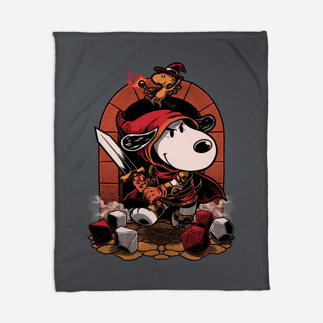 Beagle RPG Adventure-None-Fleece-Blanket-Studio Mootant