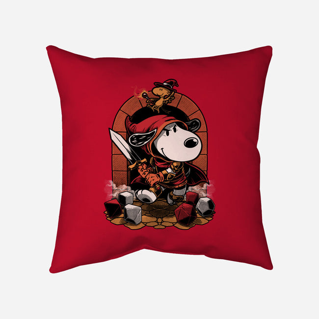 Beagle RPG Adventure-None-Removable Cover w Insert-Throw Pillow-Studio Mootant