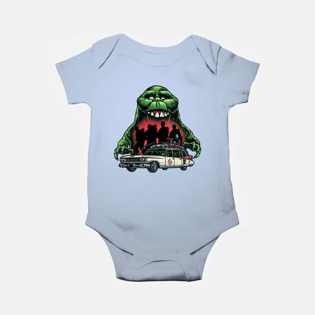 Green Slime-Baby-Basic-Onesie-momma_gorilla