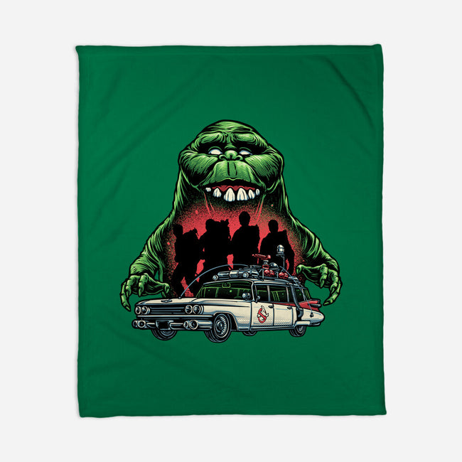 Green Slime-None-Fleece-Blanket-momma_gorilla