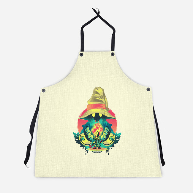 Black Mage Legend-Unisex-Kitchen-Apron-hypertwenty