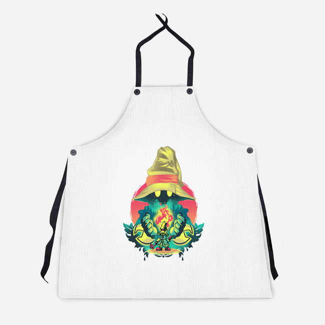 Black Mage Legend-Unisex-Kitchen-Apron-hypertwenty