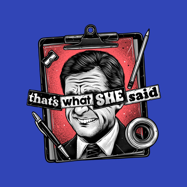 That's What She Said-None-Removable Cover w Insert-Throw Pillow-glitchygorilla