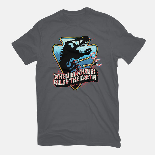 When Dinosaurs Ruled The Earth-Unisex-Basic-Tee-glitchygorilla