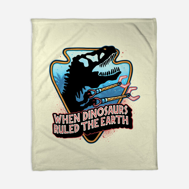 When Dinosaurs Ruled The Earth-None-Fleece-Blanket-glitchygorilla