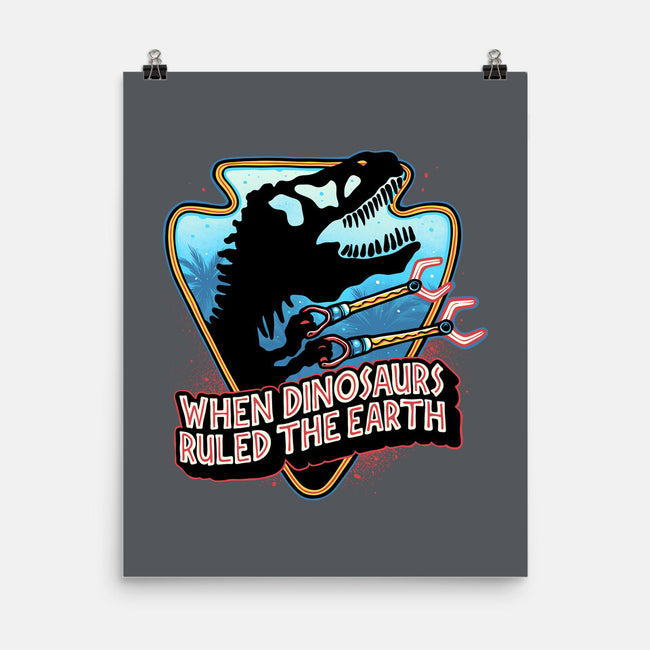 When Dinosaurs Ruled The Earth-None-Matte-Poster-glitchygorilla