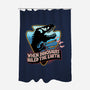 When Dinosaurs Ruled The Earth-None-Polyester-Shower Curtain-glitchygorilla