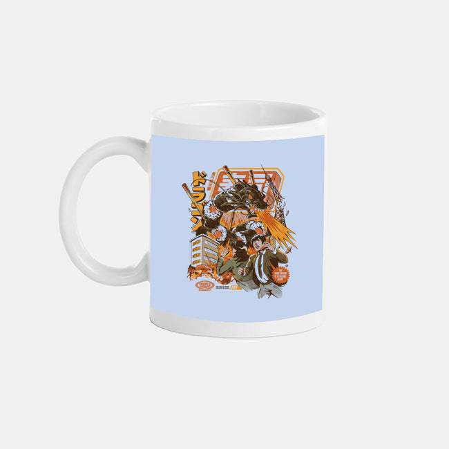 Sushi Dragon Attack-None-Mug-Drinkware-ilustrata