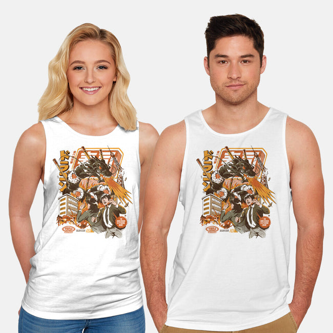 Sushi Dragon Attack-Unisex-Basic-Tank-ilustrata