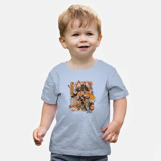 Sushi Dragon Attack-Baby-Basic-Tee-ilustrata